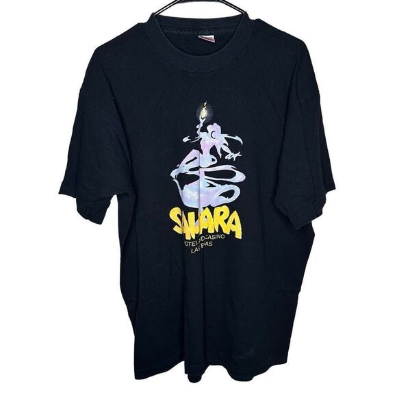 VTG Las Vegas Sahara Hotel Casino Graphic Shirt Single Stitch - Picture 1 of 7